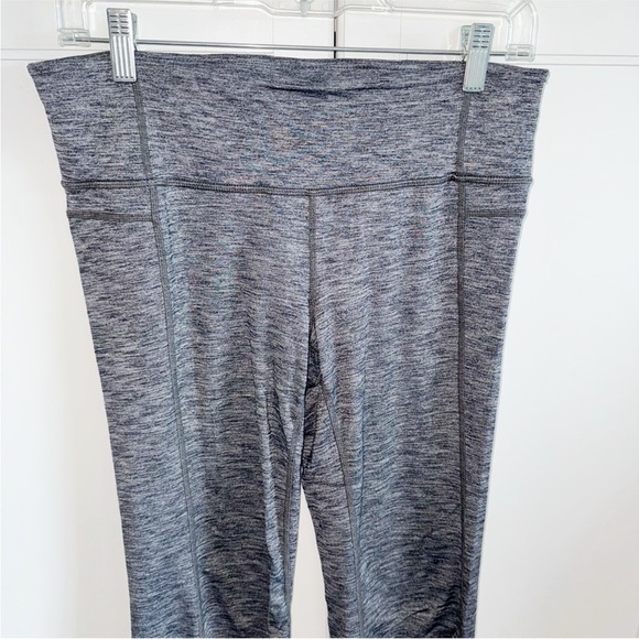 ATHLETA Straight Up Heather Charcoal Grey Yoga Legging Pants size Medium #919179 - Picture 5 of 12